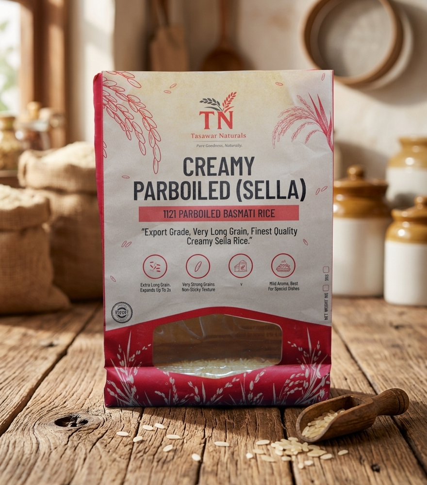 Creamy Parboiled (Sella Rice)
